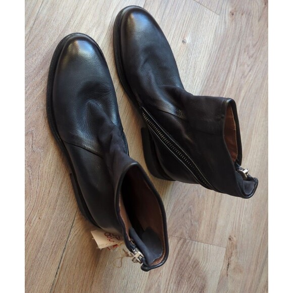 A.S. 98 Fleetwood Moto Grunge Zip Ankle Boots Womens 10.5-11 EU 42 - Picture 9 of 12